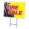 Signmission Tire Sale1 Yard Sign & Stake outdoor plastic coroplast window, C-1824 Tire Sale1 C-1824 Tire Sale1 - alternate 1